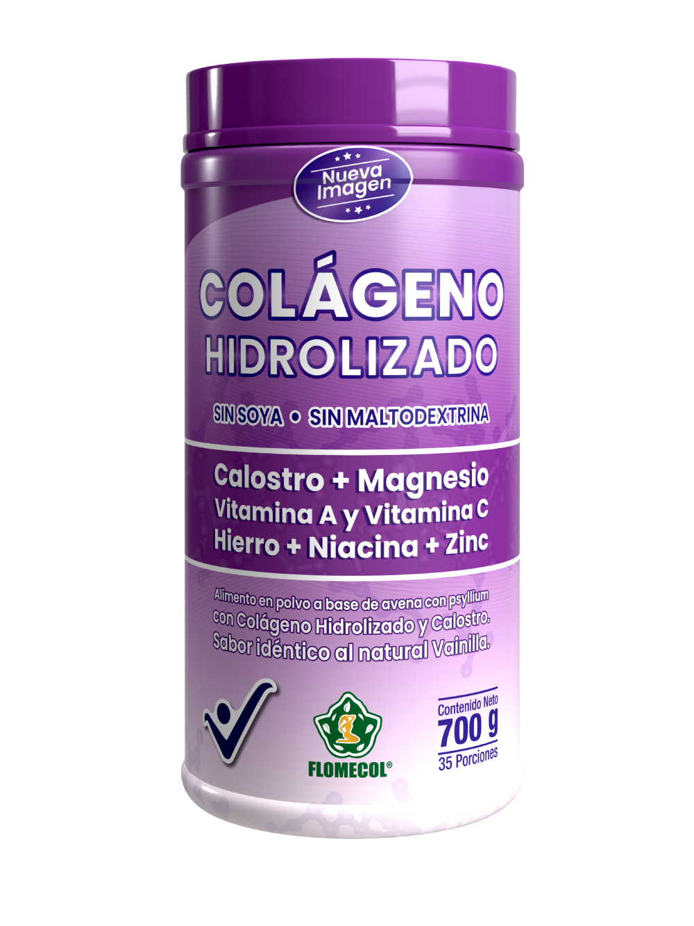 Colágeno Hidrolizado Calostro + Magnesio x 700 g