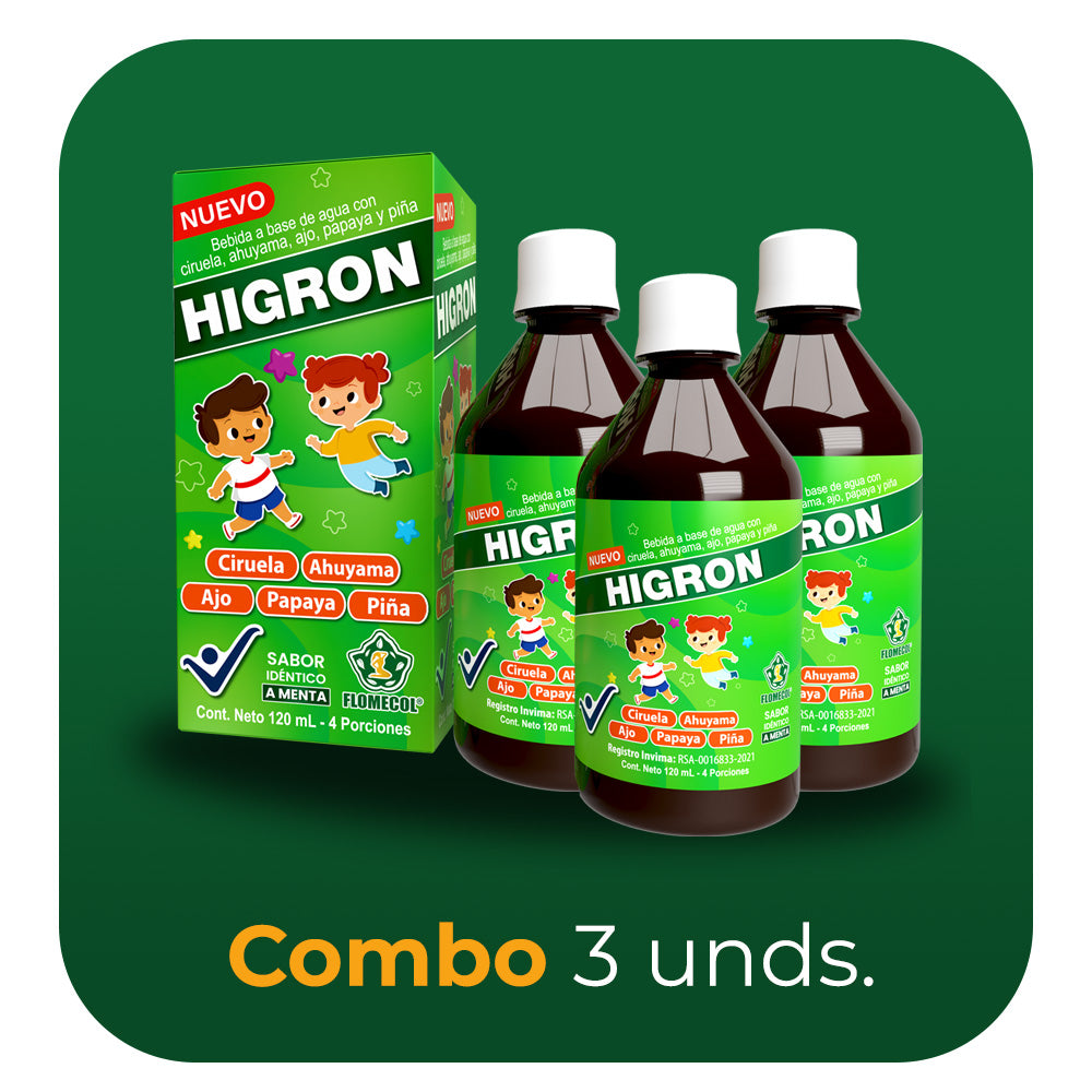Higron Ajo x 120 mL - Combo 3 unidades