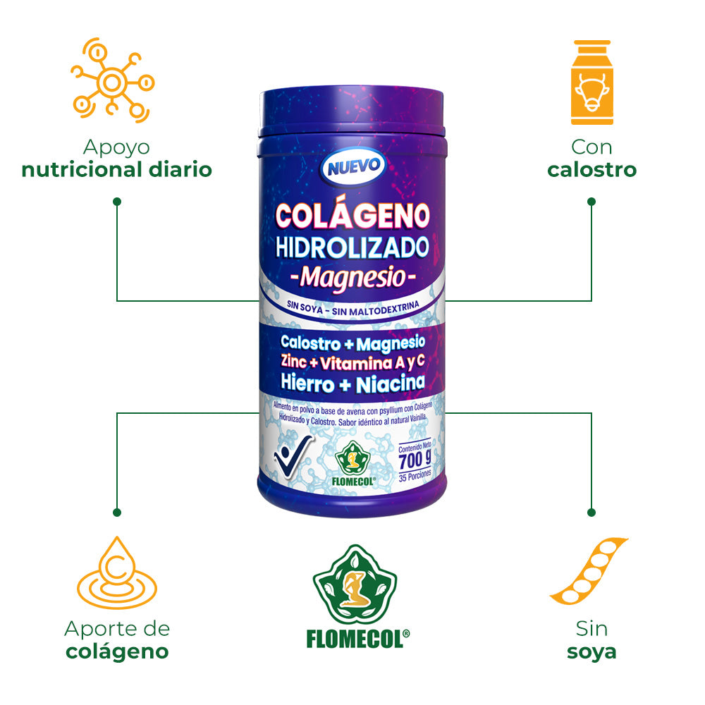 Colágeno Hidrolizado con Magnesio x 700 g
