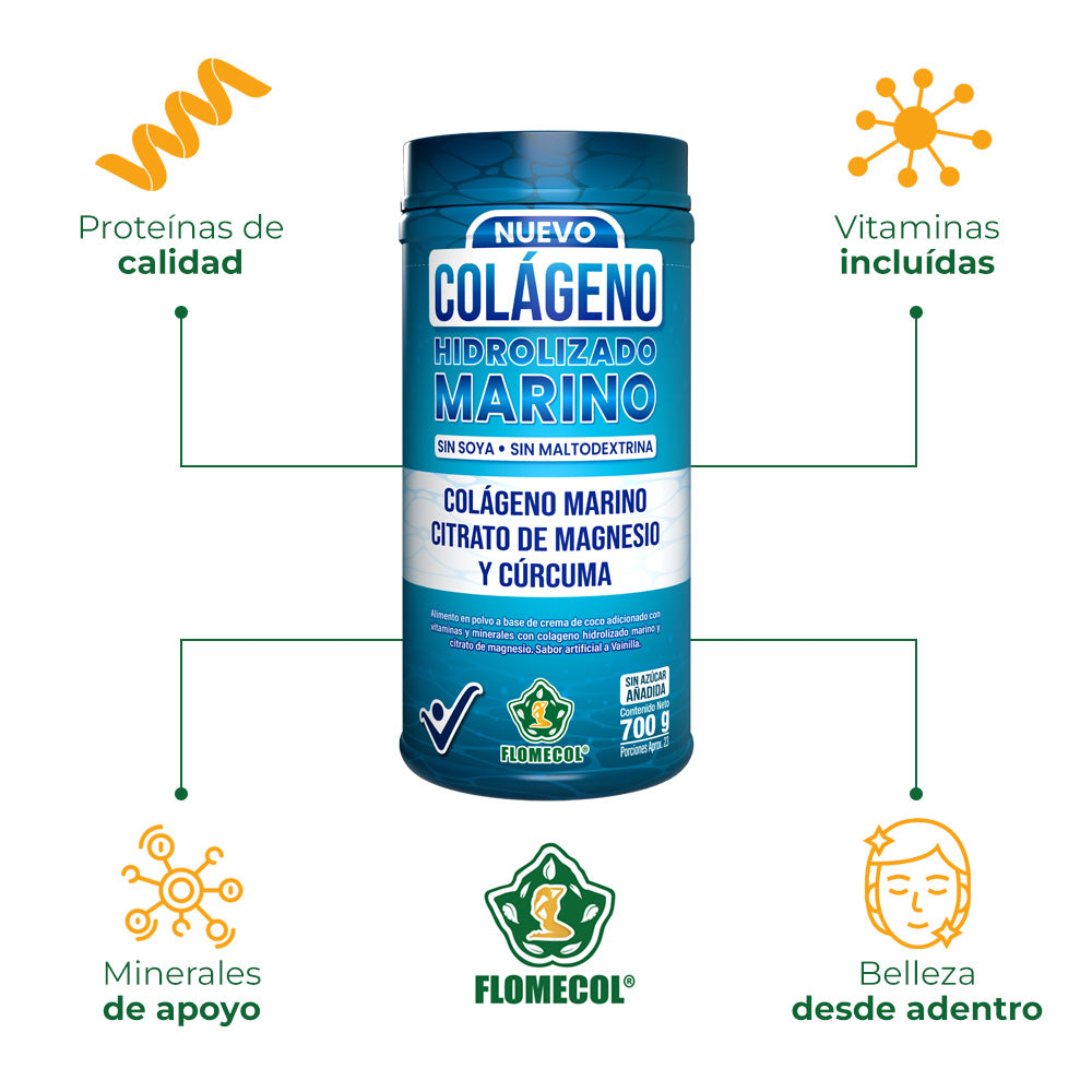 Colágeno Hidrolizado Marino x 700 g - Combo 6 unidades