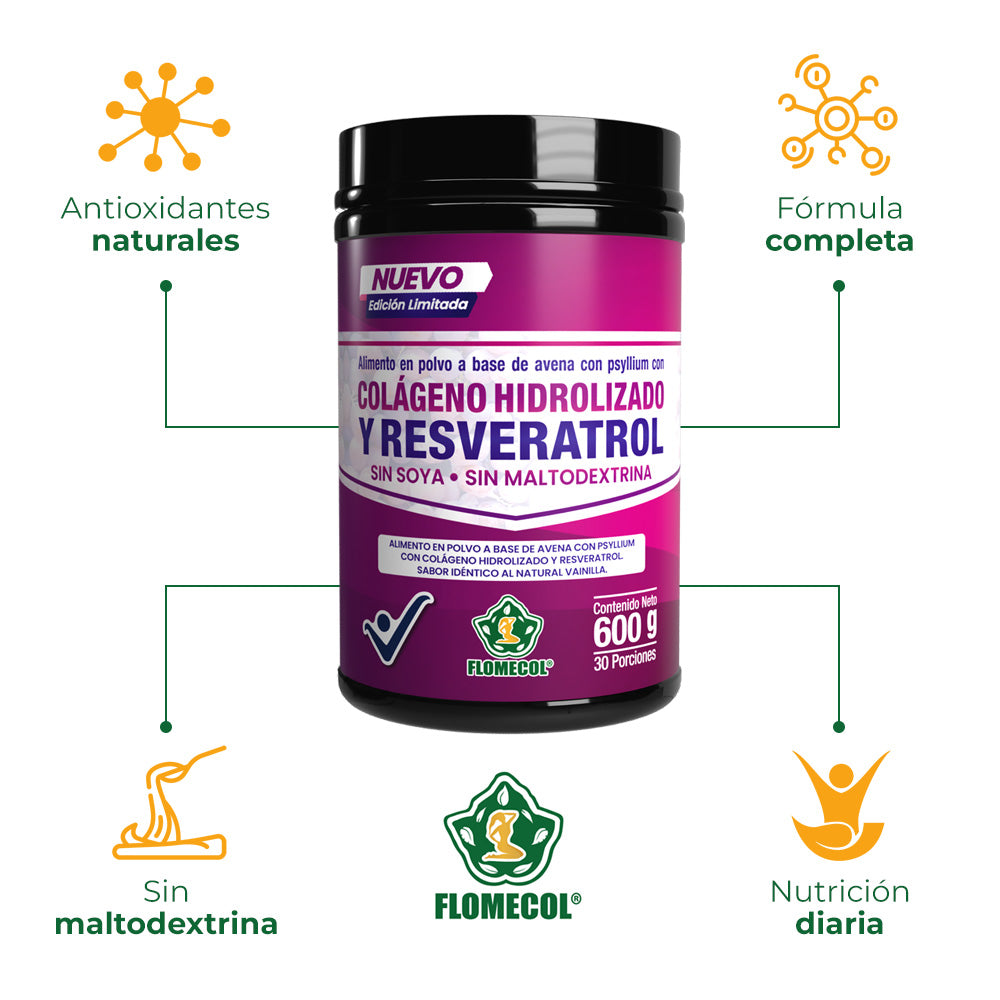 Colágeno y Resveratrol x 600g