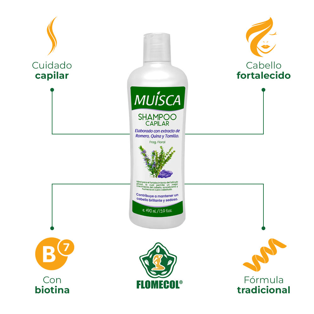 Shampoo Muisca x 490 mL