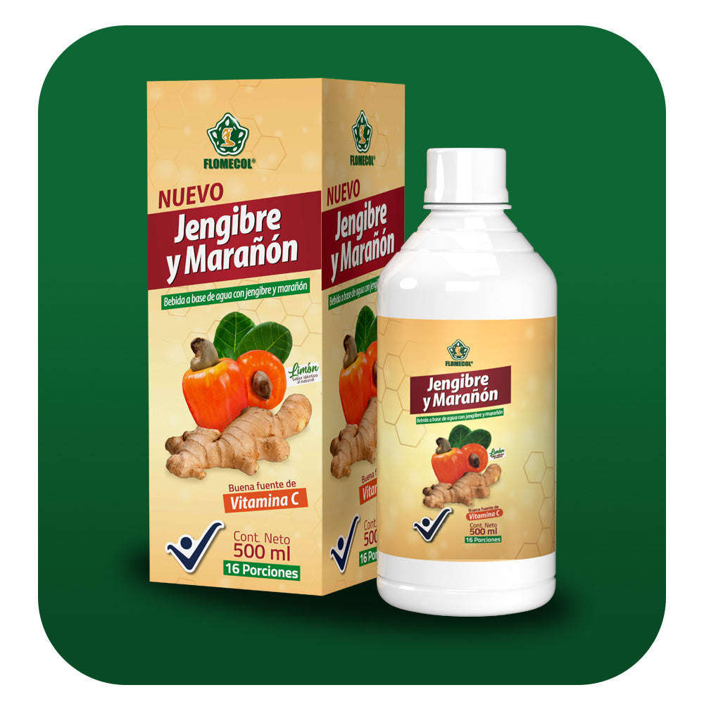 Jengibre y Marañón Flomecol x 500 mL