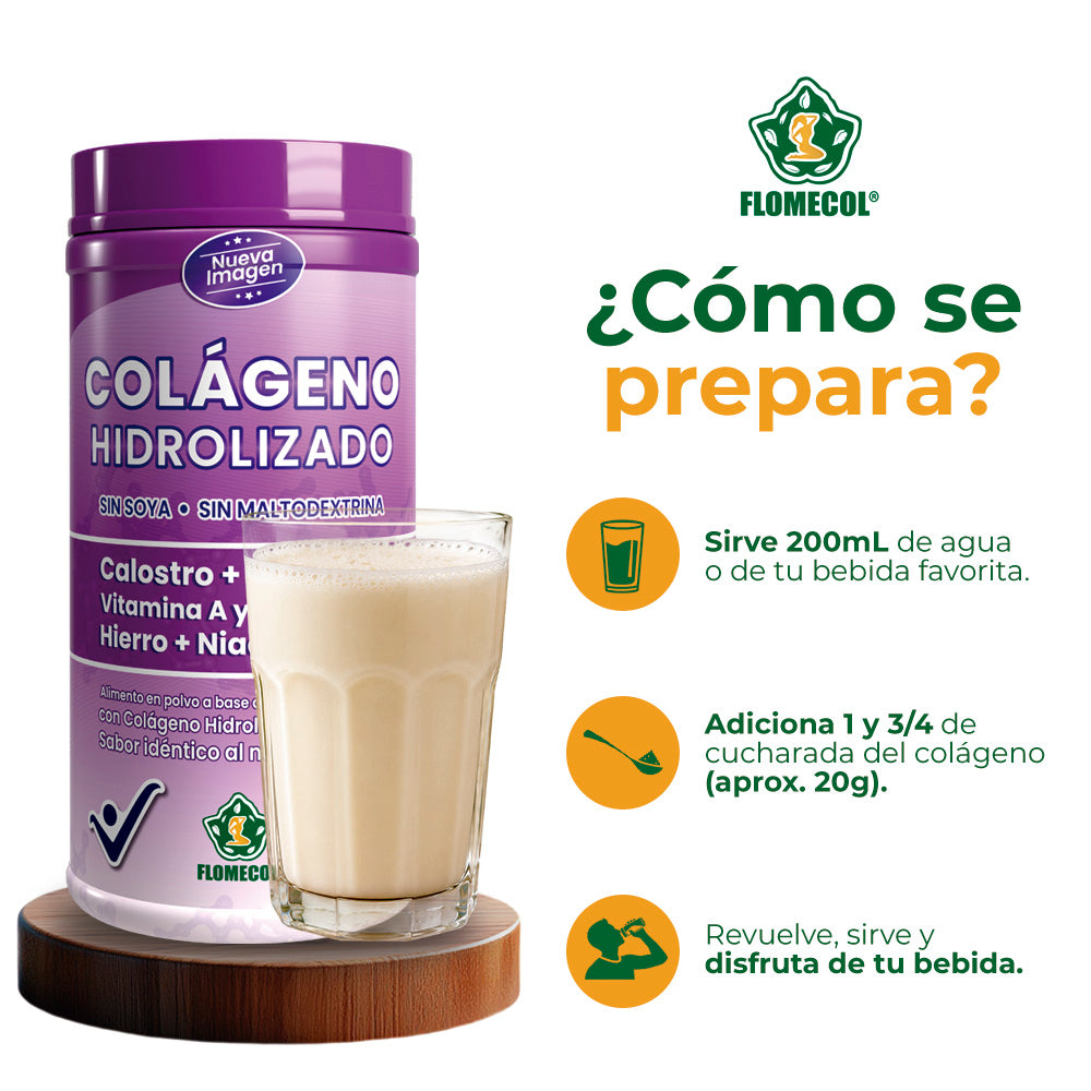 Colágeno Hidrolizado Calostro + Magnesio x 700 g